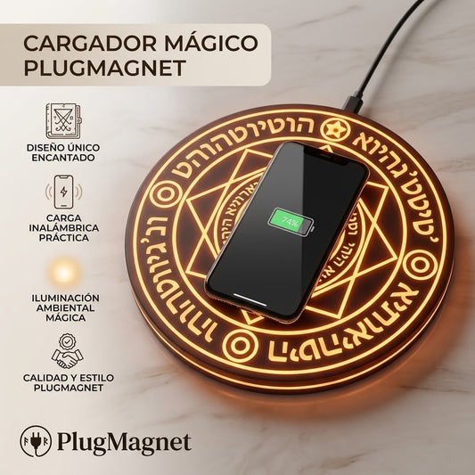 Cargador inalámbrico con círculo mágico
